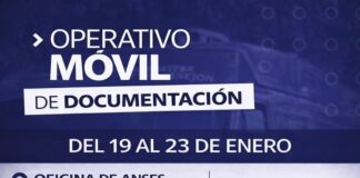 Operativo móvil de documentación en Zárate