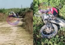 Delincuentes robaron una moto y la dejaron tirada cuando vieron un móvil del COZ