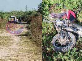 Delincuentes robaron una moto y la dejaron tirada cuando vieron un móvil del COZ