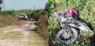 Delincuentes robaron una moto y la dejaron tirada cuando vieron un móvil del COZ