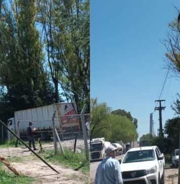 vecinos manipulaban un poste y provocaron un corte eléctrico