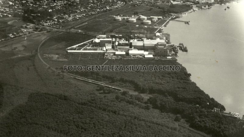 Frigorífico Smithfield. Vista aérea del 27 de abril de 1939
