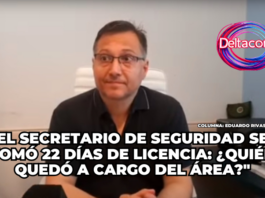 El Secretario de Seguridad se tomó 22 días de licencia: ¿Quién quedó a cargo del área?