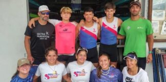 Representantes del Club Náutico de Zárate representarán a la Argentina en el Campeonato Sudamericano de Remo
