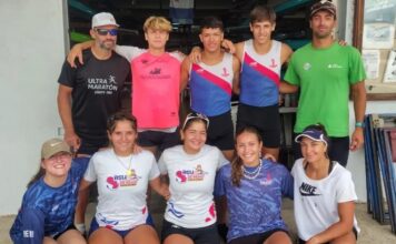 Representantes del Club Náutico de Zárate representarán a la Argentina en el Campeonato Sudamericano de Remo