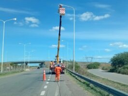 Continúan las tareas de mantenimiento en la Autovía del Mercosur