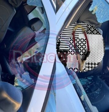 Atacaron a piedrazos con una gomera un auto y rompieron una ventanilla