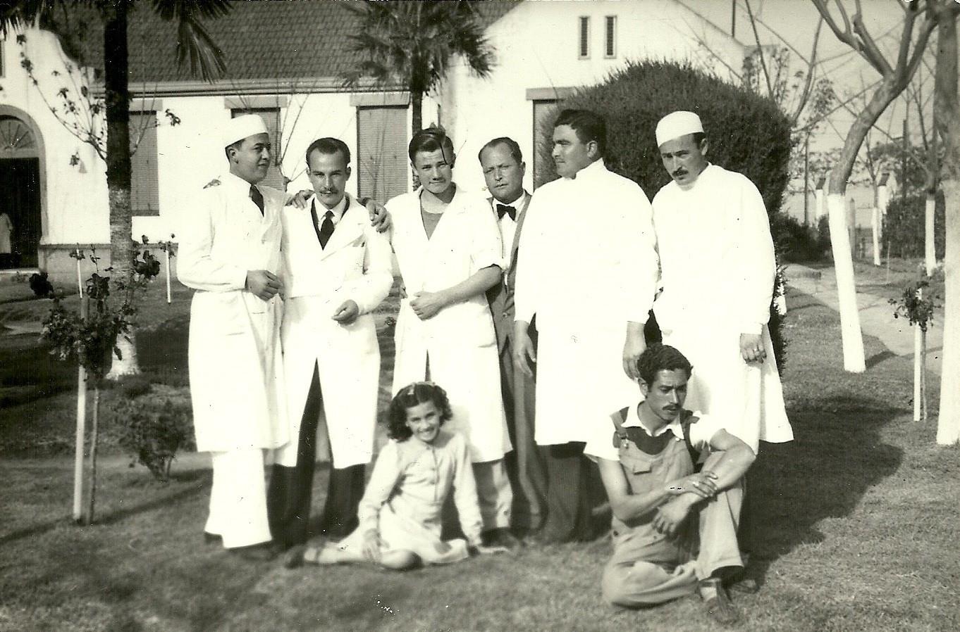 Cuerpo de enfermeros. Década de 1940