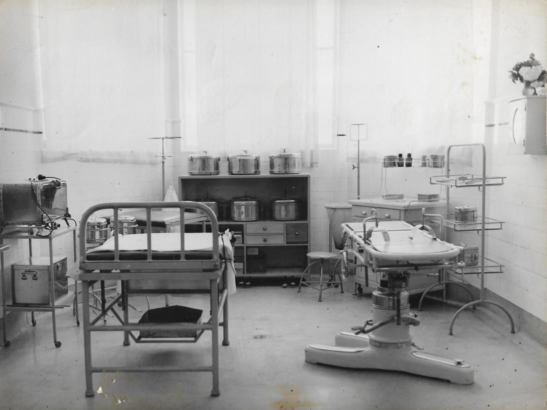 Sala de partos. Década de 1940