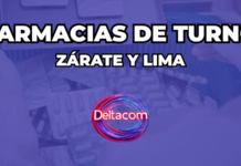 Farmacias de turno en Zárate y Lima