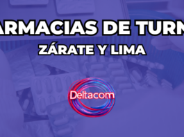 Farmacias de turno en Zárate y Lima: 01/04/2026