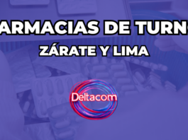 Farmacias de turno en Zárate y Lima: 07/04/2026