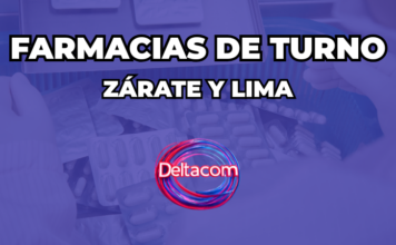 Farmacias de turno en Zárate y Lima: 08/04/2026