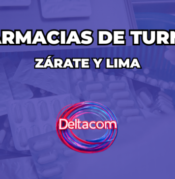Farmacias de turno en Zárate y Lima: Domingo 12/04/2026