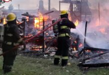 Incendio arrasó con una vivienda