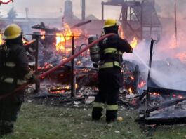 Incendio arrasó con una vivienda
