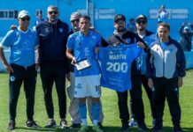 Histórico: Martín Giménez alcanzó los 200 partidos con Defensores Unidos