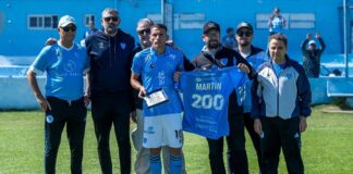 Histórico: Martín Giménez alcanzó los 200 partidos con Defensores Unidos