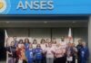 Trabajadores de la educación se manifestaron en las oficinas de Anses