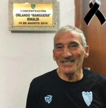 Dolor en Defensores Unidos por el fallecimiento de Orlando Rinaldi, histórico colaborador del Club