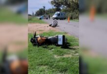 Trágico accidente: un choque de motos terminó con una mujer fallecida