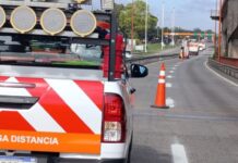 Repararon las barreras del puente Zárate-Brazo Largo