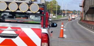 Repararon las barreras del puente Zárate-Brazo Largo