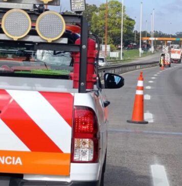 Repararon las barreras del puente Zárate-Brazo Largo