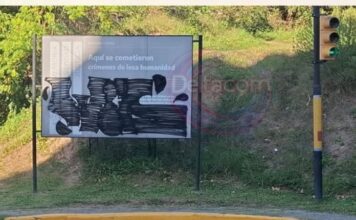 El Municipio repudió vandalismo a la señalética del Sitio de Memoria Casa Güerci en Zárate