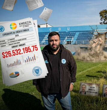 El ex presidente de CADU recibió un crédito millonario de ENDEZA