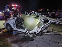 Tragedia en Ruta 6: tres adultos, un bebé y una nena de una misma familia murieron en un accidente