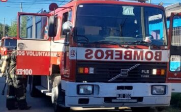 Se produjo un incendio en una vivienda