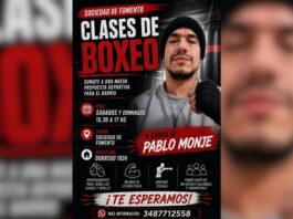 Comenzaron las clases de boxeo en el barrio Protierra
