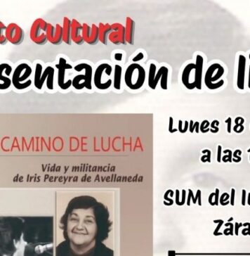Se presenta en Zárate el libro “Iris, un camino de lucha”, un homenaje a la memoria y los Derechos Humanos